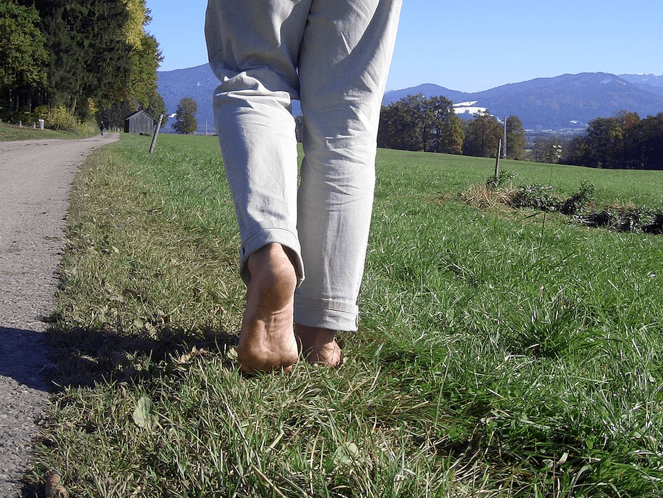 walking barefoot is good for potency