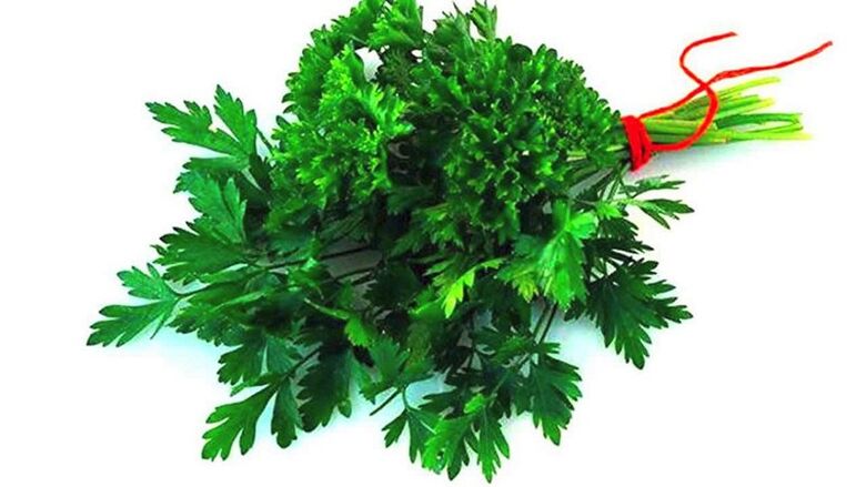 Parsley to increase potential in men